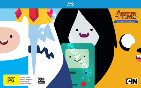 Adventure Time (Complete Seasons 1-5) - 6-Disc Box Set (Blu-Ray)